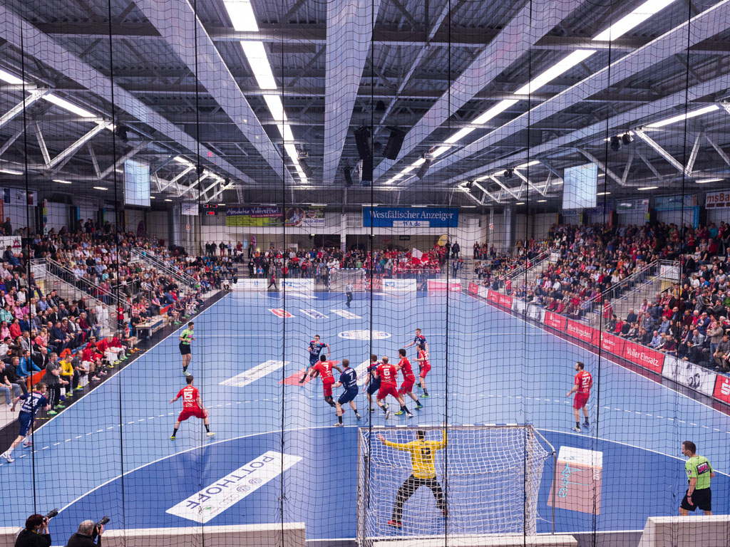 Westpress Arena Hamm - Handballspiel der Herren des ASV Hamm in der Arena..